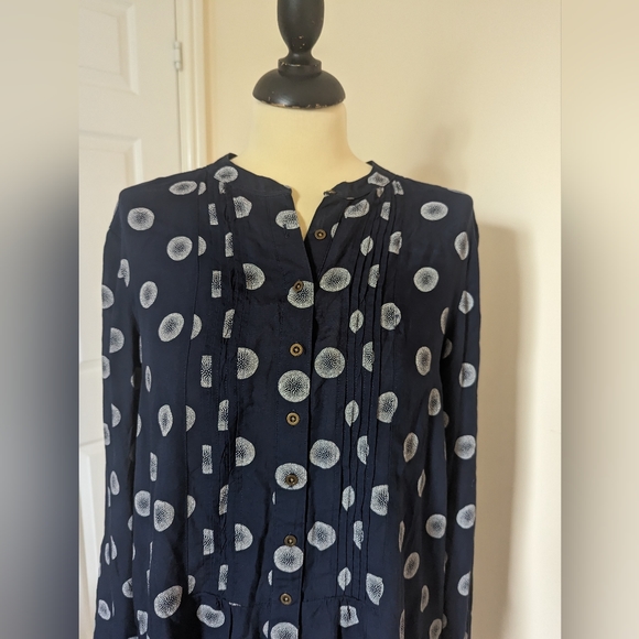 Next Navy dot tunic dress size 12 - Picture 5 of 7